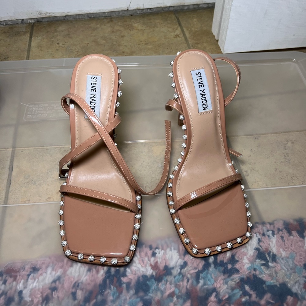 Steve Madden Zelle Rhinestone Heel